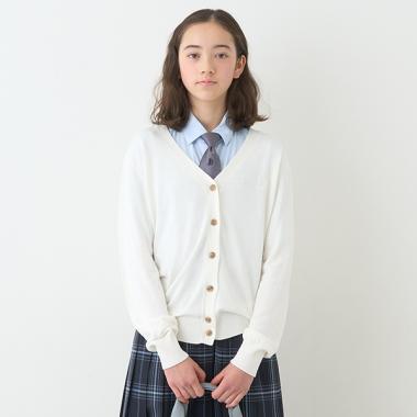 *【接触冷感・抗菌防臭】Vネックカーディガン