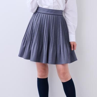 【卒服】細プリーツスカパン