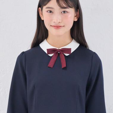 【卒服】ソリッドリボンブローチ