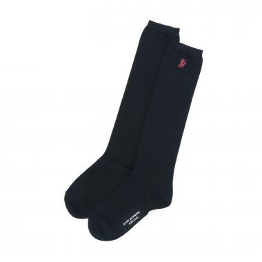 【卒服】ワンポイント刺しゅうハイソックス