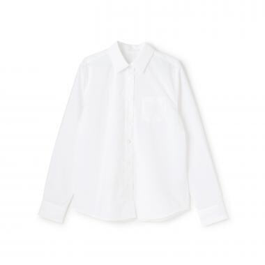 【卒服】【シワになりにくい】角襟ブラウス