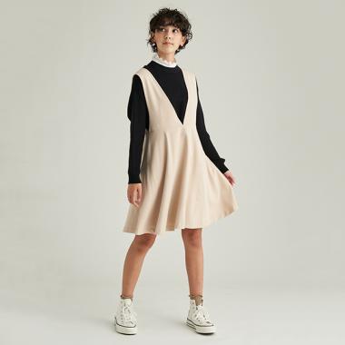 【AMI】Vショルダージャンパースカート