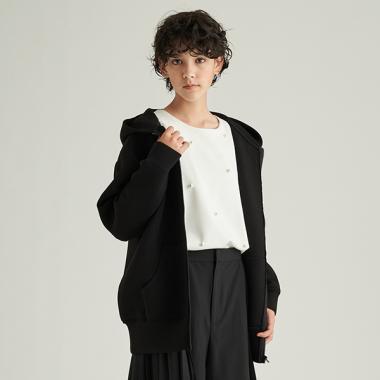 【AMI】ボンディングロンクZIPパーカ