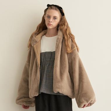 【AMI】エコファーパーカブルゾン