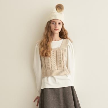 【AMI】ケーブルビスチェ＋パフロンTセット