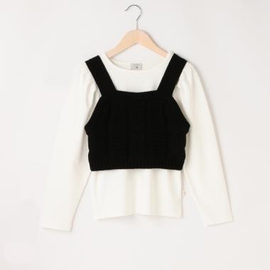 【AMI】ケーブルビスチェ＋パフロンTセット