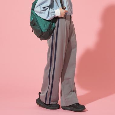 【AMI】サイドラインパンツ