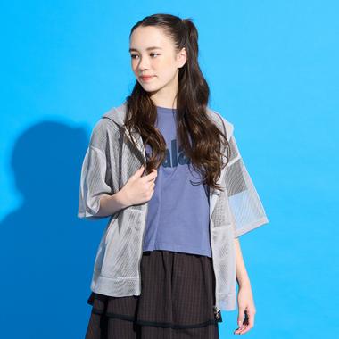 【AMI】ダンボールメッシュパーカ×Tシャツセット