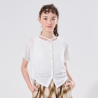 【AMI】【WEB限定】脇ドロスト×カップ付インナー