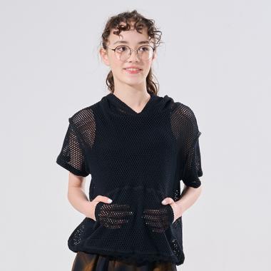 【AMI】メッシュパーカ×カップつきインナーセット