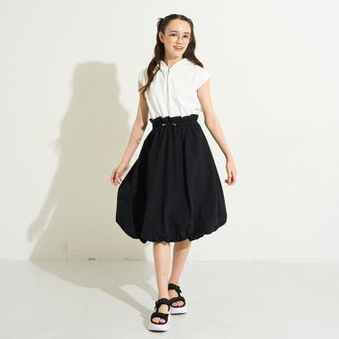 【AMI】【WEB限定】ドッキングバルーンワンピース