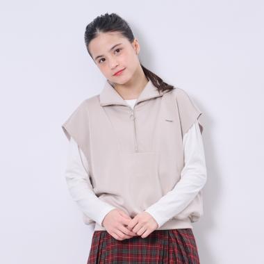 【AMI】ダンボールハーフジップ×ロンTセット