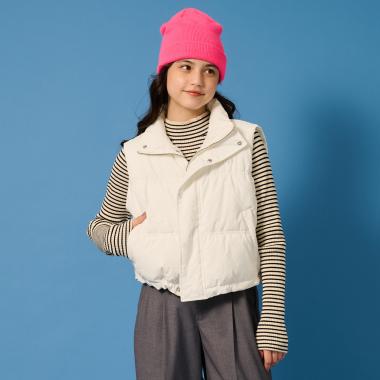 【AMI】【はっ水】中綿ショートベスト