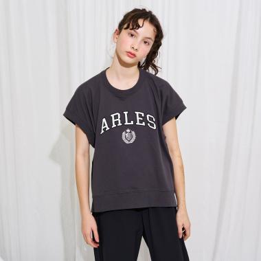 【AMI】ワッペン刺しゅう変形プルオーバー