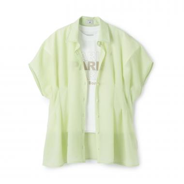 【AMI】タックシャツ×【接触冷感】インナーTシャツセット