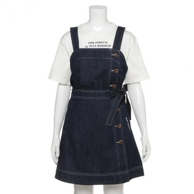 ビスチェ×台形スカパン×ロゴTシャツ3点セット