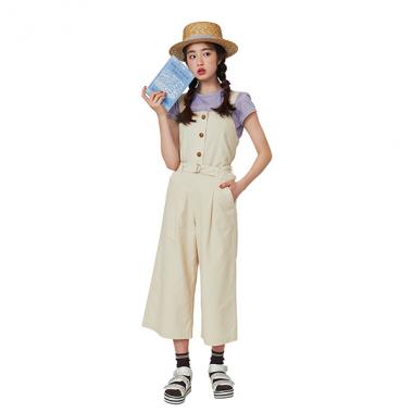 マリンビスチェ×ワイドパンツ×Tシャツ3点セット