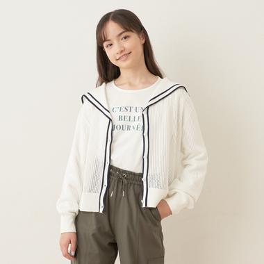 セーラーカーディガンTシャツセット
