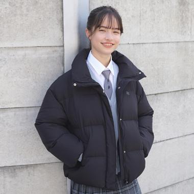 【撥水】【家庭洗濯可】スタンドカラーダウンジャケット