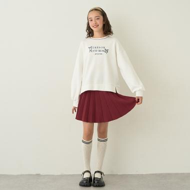 ニットプリーツスカパン