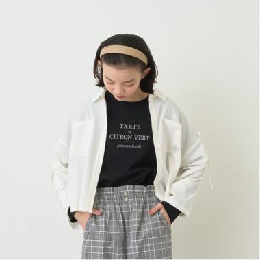 袖ギャザーシャツ＆Tシャツセット