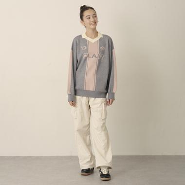 【あったか裏地】ウエストリブイージーカーゴパンツ