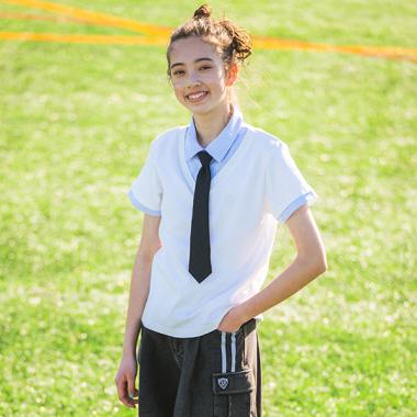 【ニコ☆プチ掲載】ネクタイつきレイヤードトップス