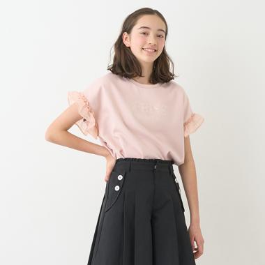 【ニコ☆プチ掲載】スパンコールロゴTシャツ