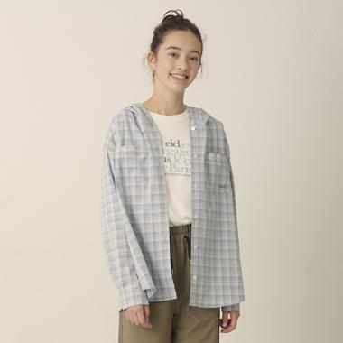 長袖シャツパーカ＋ロンTセット