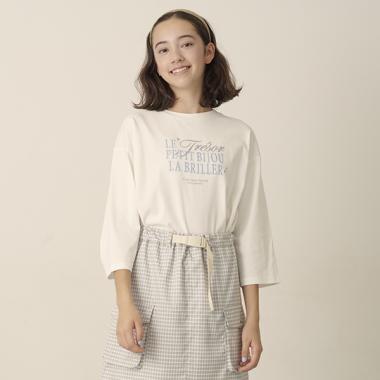 【GOOD PRICE】6分袖ロゴTシャツ