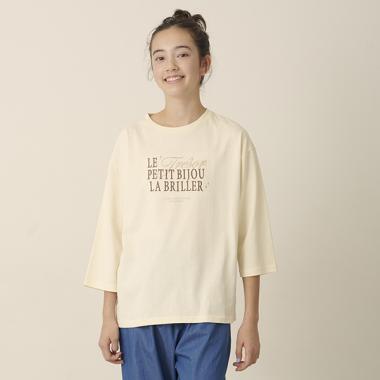 【GOOD PRICE】6分袖ロゴTシャツ