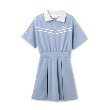 ハーフZIPカットワンピース