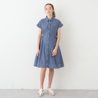 リボンシャツワンピース