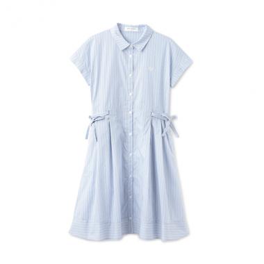 リボンシャツワンピース