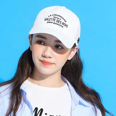 ロゴ刺しゅうメッシュCAP