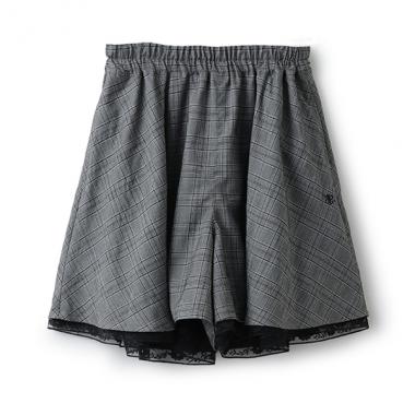 裾レースキュロット