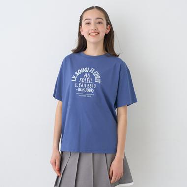 【ニコ☆プチ掲載】【GOOD PRICE】【吸水速乾】半袖ロゴTシャツ