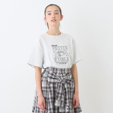 【防汚加工】かすれロゴTシャツ