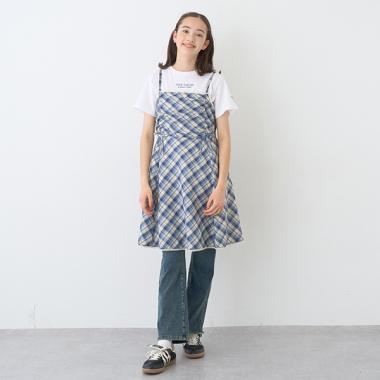 【Cuugal掲載】キャミワンピース＋Tシャツセット