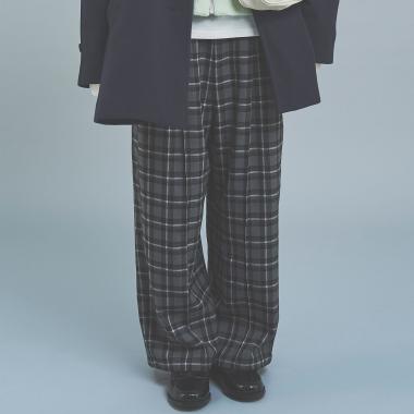 【130cmあり】サスつきワイドパンツ