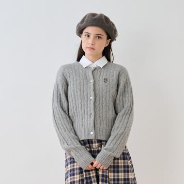 多釦カーデ＋シャツセット