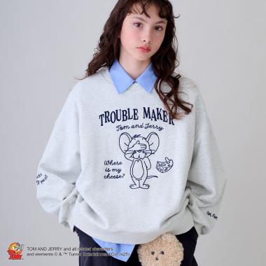 【TOM and JERRY】裏毛プルオーバー
