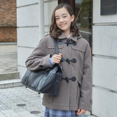 【卒服】【軽量キルティング裏地】ミドルダッフルコート