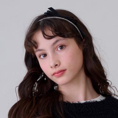 ラインストーンカチューシャ