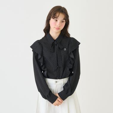 【袖取り外し】ボウタイブラウス