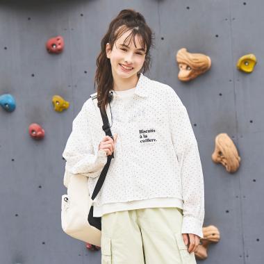 【130cmあり】シアーシャツ×インナーTシャツセット