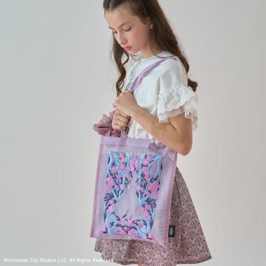 【WICKED】刺しゅうメッシュトートバッグ