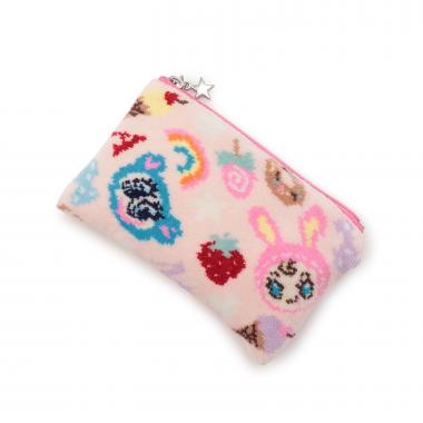 予約/シェニール織ポーチ【ベリエちゃん】【ナカムラくん】【ミントくん】【ルッキー】