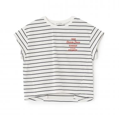 バックロゴボーダーTシャツ