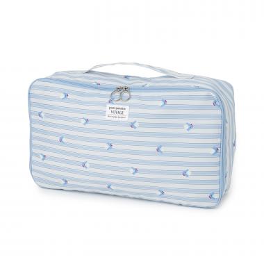 【撥水】総柄トラベルポーチ